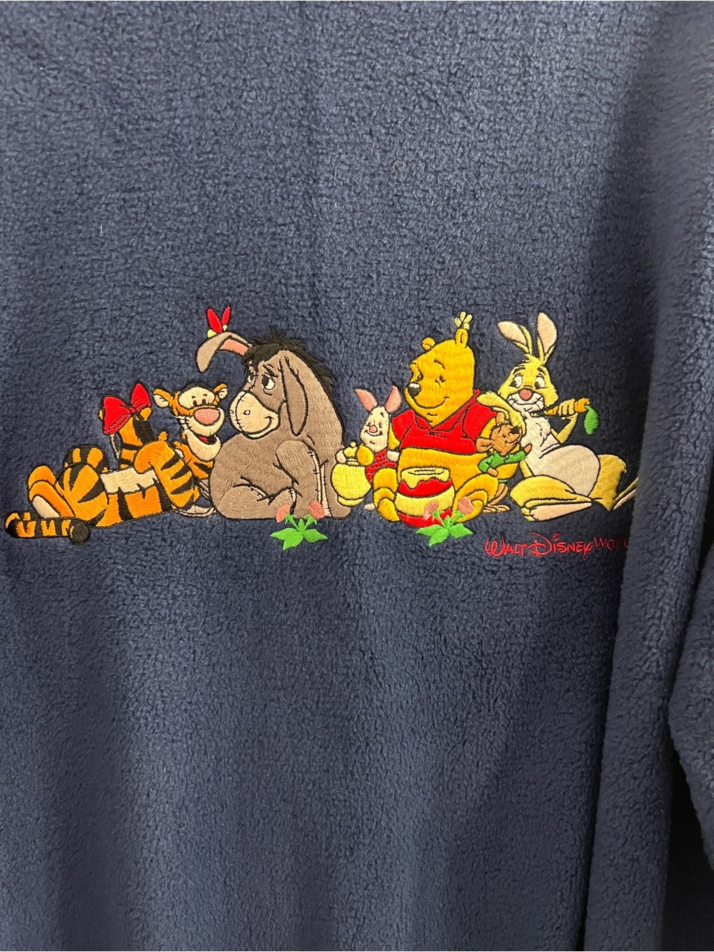 Official Disney-world Winnie the Pooh Navy- Cloud Soft Sweatshirt- Medium - Picture 2 of 5